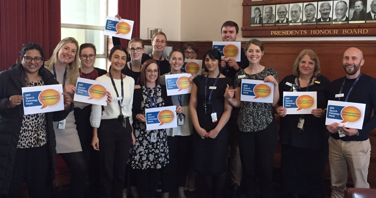 Celebrating #SPweek here at <a href="/TheRMH/">The Royal Melbourne Hospital</a>. The theme this year is often what our consumers identify as their own goal: Communicating with Confidence! <a href="/SpeechPathAus/">Speech Pathology Australia</a>