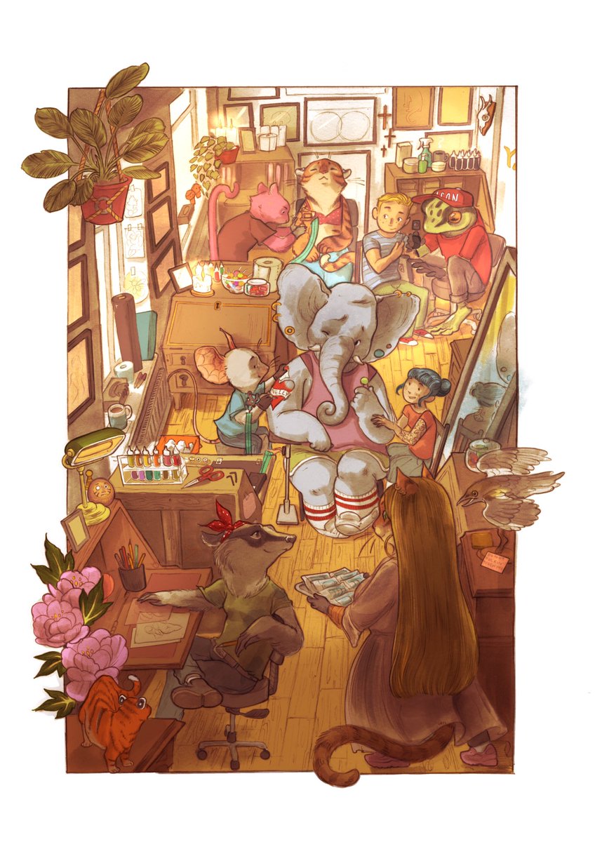 MosleyDraws's tweet photo. Hi! I’m an illustrator and tattooer based in Manchester, England, working towards getting my stories in print. If I was a stick of Blackpool rock I’d read “DRAW MORE” down the middle. #VisibleWomen https://t.co/jkK0I3BUW0