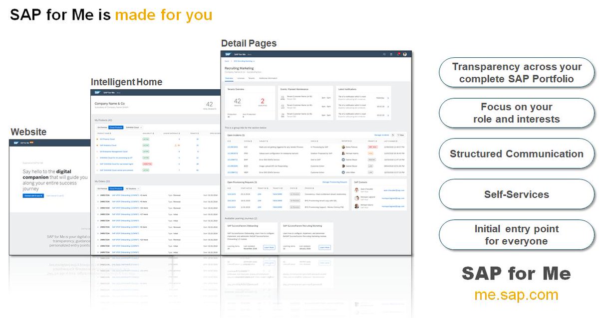Did you know that you can test-drive SAP for Me immediately, even without a user? Just go to try-me.sap.com/home #SAPforMe #DigitalCompanion @SAP