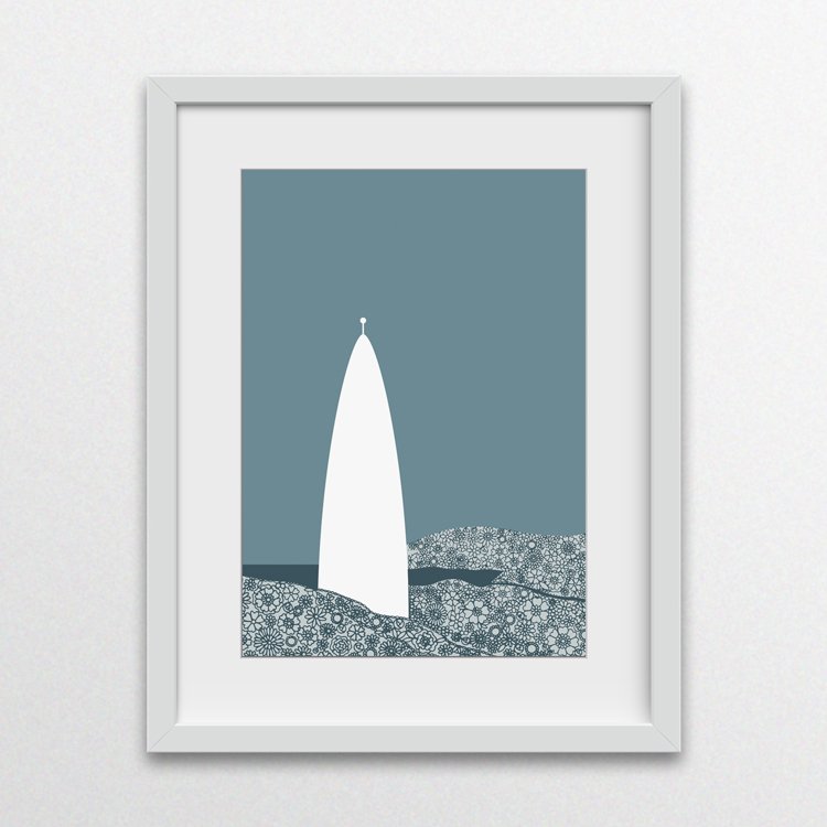 These large Beacon prints are an impactful piece of art to hang in your home. Available exclusively from West Cork Crafts in Skibbereen. #limitededition #artprint #onlyten #beacon #thebaltimorebeacon #baltimore #westcork #westcorkcrafts #petaltopetal