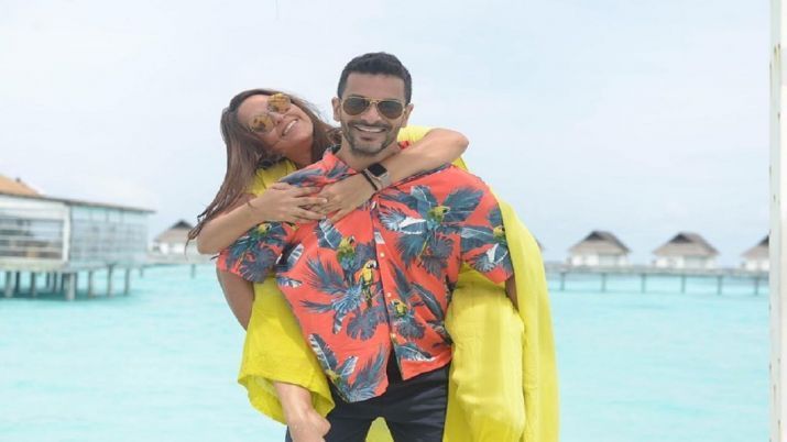 Angad Bedi wishes wife Neha Dhupia happy birthday in the most romantic way  