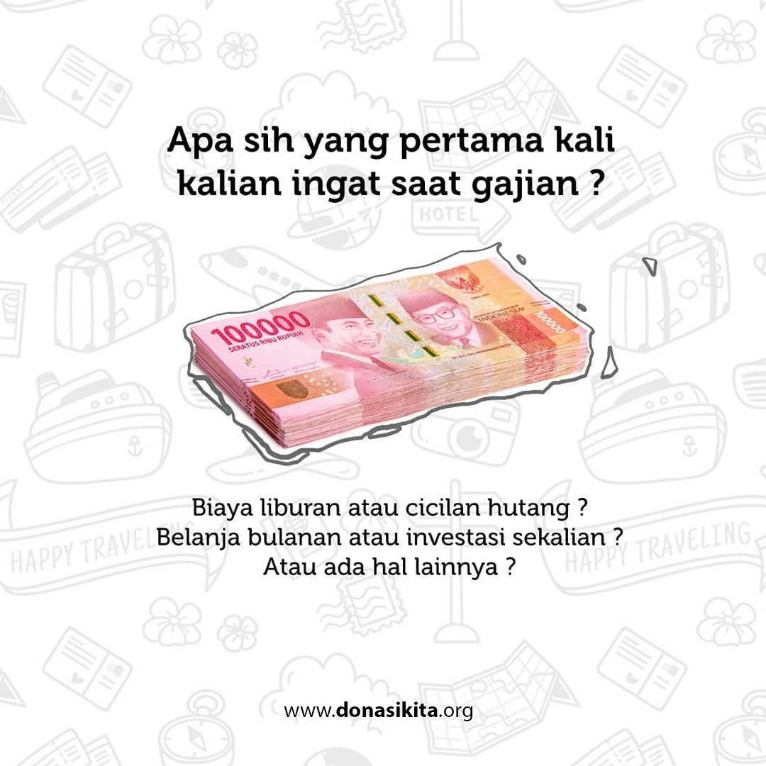 DDWaspada's tweet photo. .
Alhamdulillah
Sehari yang dinanti, kini datang lagi
Gajian ! Nah, hal pertama yang diingat ketika gajian apa sih ? Coba jawab di kolom komentar dan mention sahabat kamu yuk
#JanganTakutBerbagi #JanganTakutBerzakat #ZakatPenghasilan #KemudahanZISWAF #ZakatDiKitaAja https://t.co/BgT9C5XPWg
