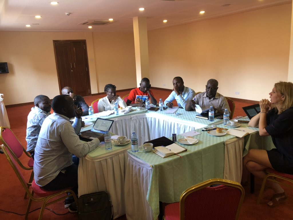 Rianneletschert's tweet photo. Heavy theory and methods crash course this morning. #Kampala @Intervict_Repar #Ituri @PaascalK https://t.co/1ze4V5Q4ZZ