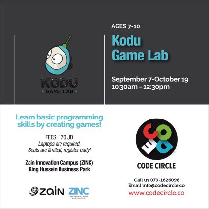 codecirclejo's tweet image. Join our Saturday Coding Club. Call us at 079 162 6098 to register .