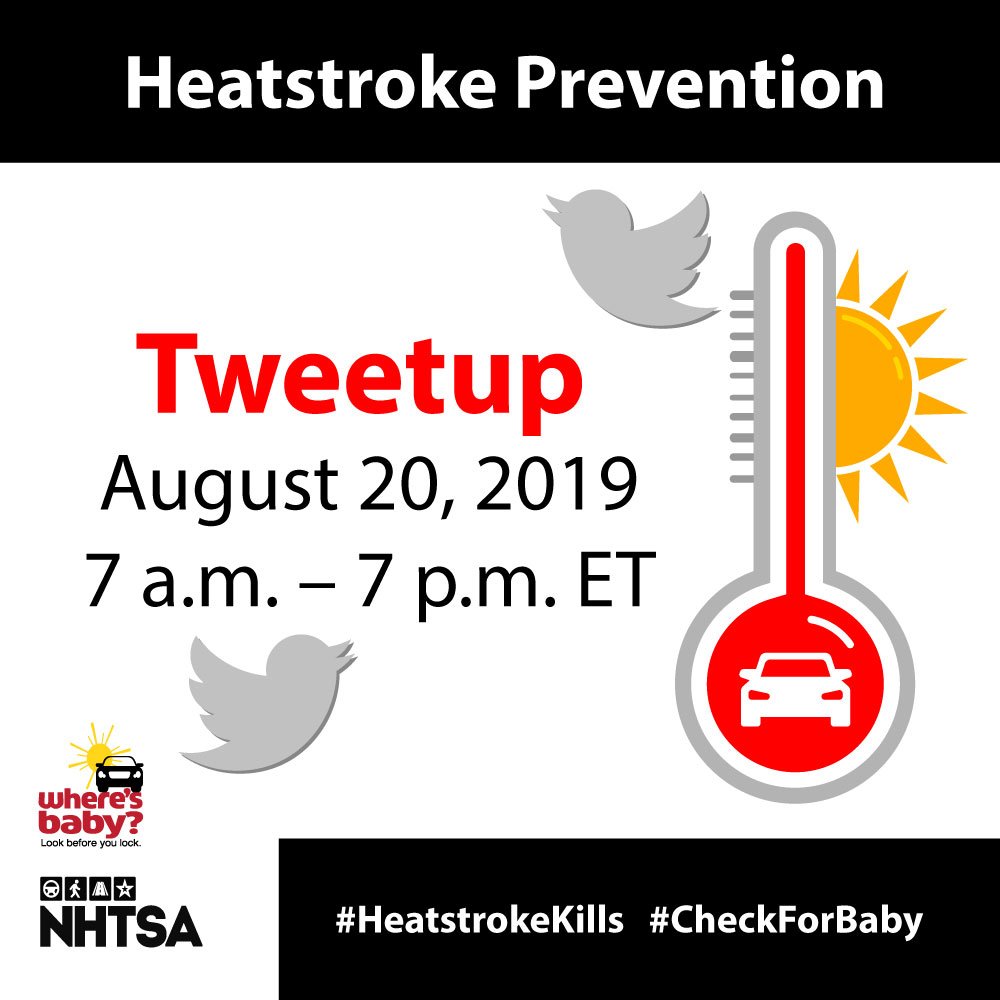 NHTSAgov's tweet photo. Already this year, 32 children have died after being left or getting trapped in a hot car. Spread the message: Hot cars can kill. #HeatstrokeKills #CheckForBaby https://t.co/64WbqG0lrs