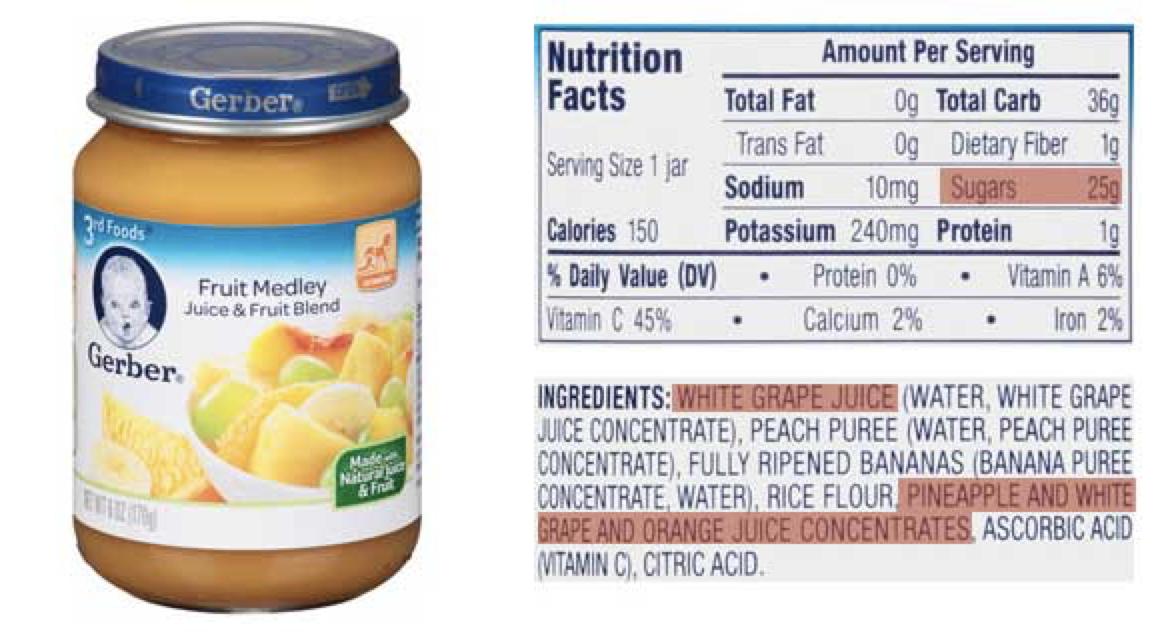 30 Baby Food Nutrition Label - Labels For Your Ideas