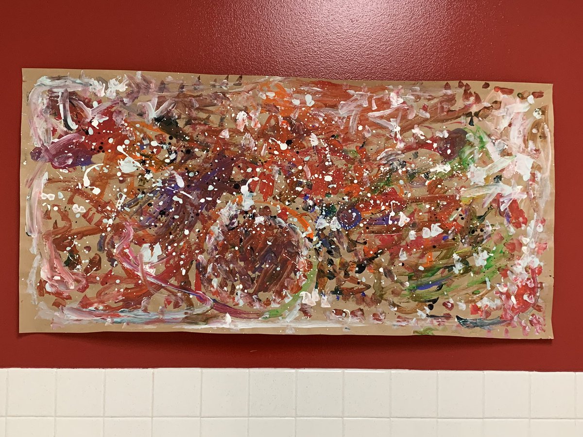 HaggardEagles's tweet photo. Student collaboration starts on DAY ONE at Haggard! #HMSart @PISDFineArts #PISDlearns @Plano_Schools https://t.co/0tyRrlnXAv