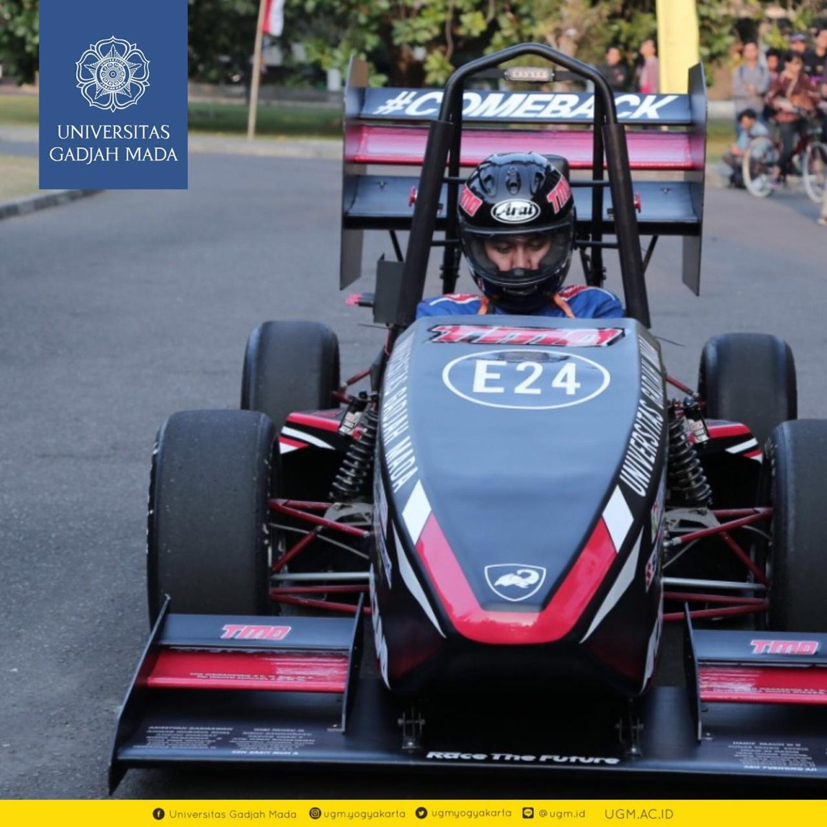 UGMYogyakarta's tweet photo. Tim mobil listrik TMO EV UGM akan maju sebagai wakil Indonesia dalam kompetisi Formula Student Automotive Engineer Japan 2019 yang diadakan tanggal 27-31 Agustus mendatang di ECOPA Stadium, Jepang.
@ArjunaUGM #arjunatmoevugm #ftugm #ugmyogyakarta #ugm #kawanugm https://t.co/O3RGTduPpB