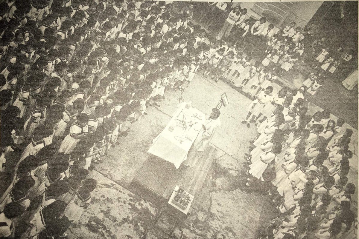 dcsj_ssc's tweet photo. โThere is nothing so great as the Eucharist. If God had something more precious, He would have given it to us.โ
- John Vianney
Here is a throwback of how Dominican College used to have a mass at school ๐
#ThrowbackThursday
#InDCANweCAN https://t.co/EgFyFo3KEZ