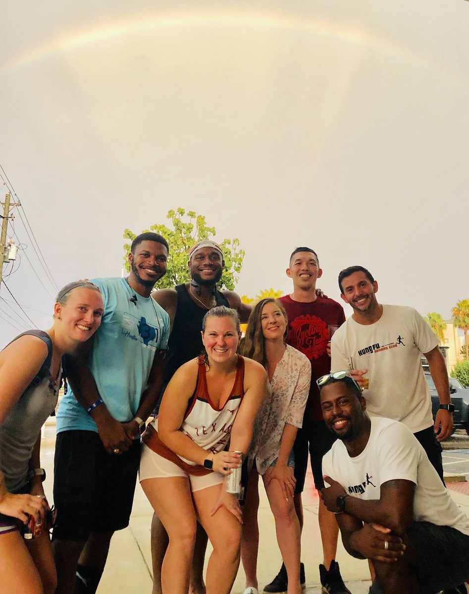 Running and Rainbows 🌈 👌 #KungFuRunning #kfrc #werunonwednesdays