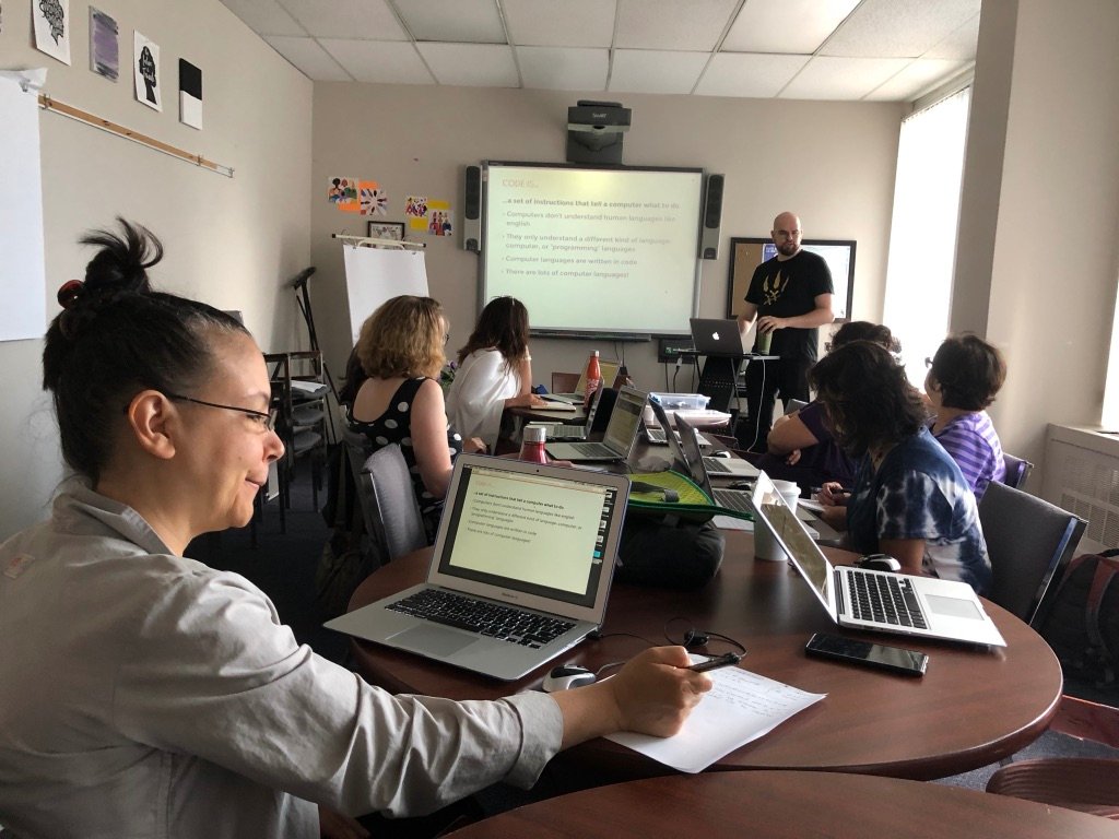 CareersWomen's tweet image. Thank you to @learningcode for leading a #LadiesLearningCode workshop. Our clients learned a lot of valuable & basic programming techniques and concepts.
We are extremely happy to know that there are programs like this to tackle the tech gender gap while empowering women.