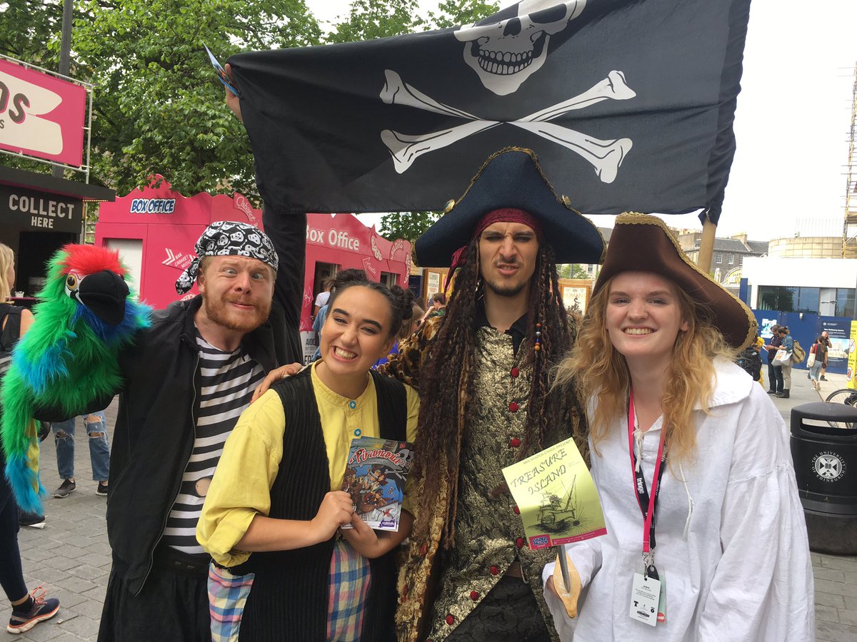 Thanks to our fellow pirate mateys <a href="/Piramania/">Piramania! The Swashbuckling Pirate Musical</a> for watching our show today. Make sure you don’t miss theirs!! #MakeYourFringe <a href="/edfringe/">Edinburgh Festival Fringe</a> 🏴‍☠️🏴‍☠️🏴‍☠️🏴‍☠️🏴‍☠️🏴‍☠️🏴‍☠️🏴‍☠️🏴‍☠️🏴‍☠️