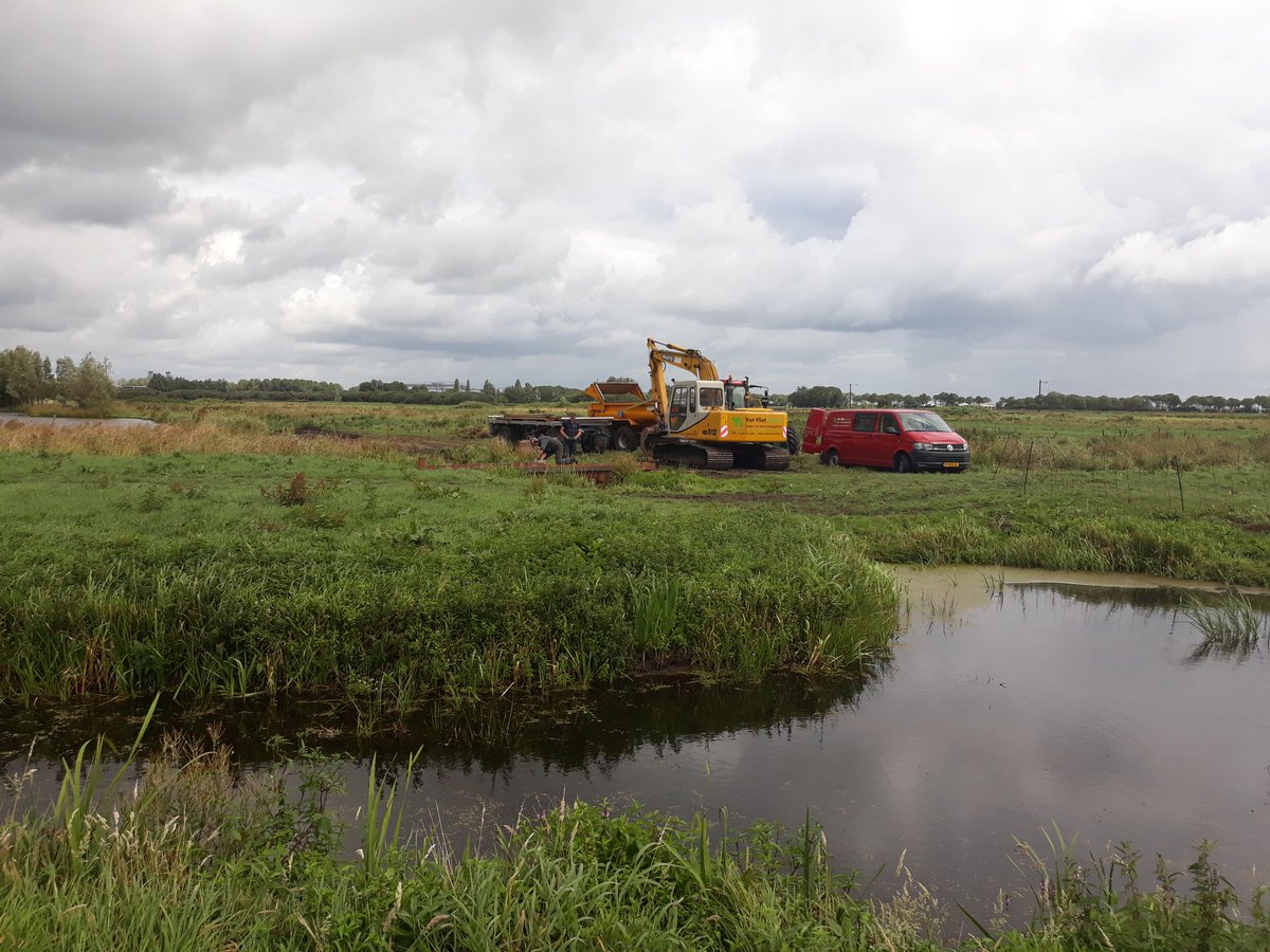 Werkzaamheden voor verbetering waterhuishouding #ZaanseRietveld begonnen!