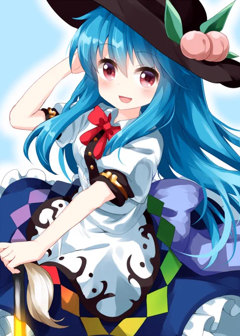 #東方版真剣お絵描き5分一本勝負 比那名居天子 