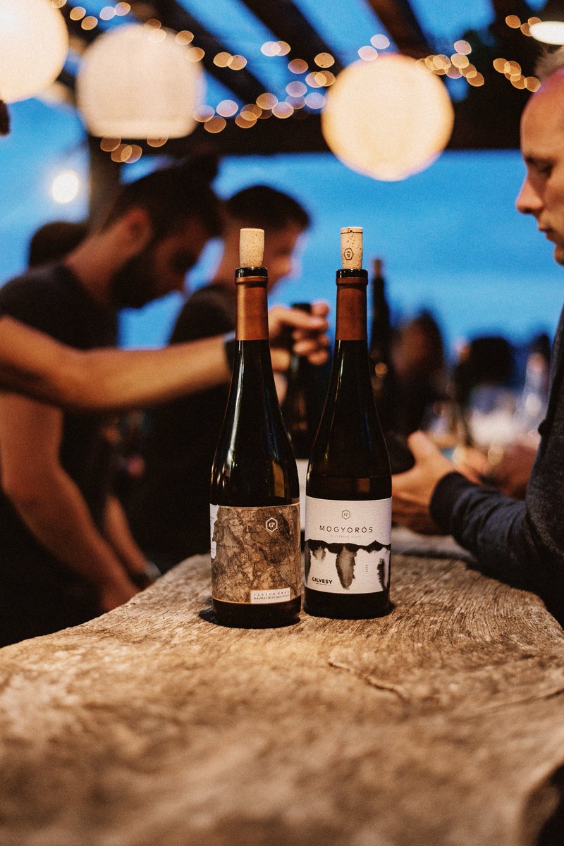 Summer, moon...Terra Rizling, Mogyorós Sauvignon Blanc.