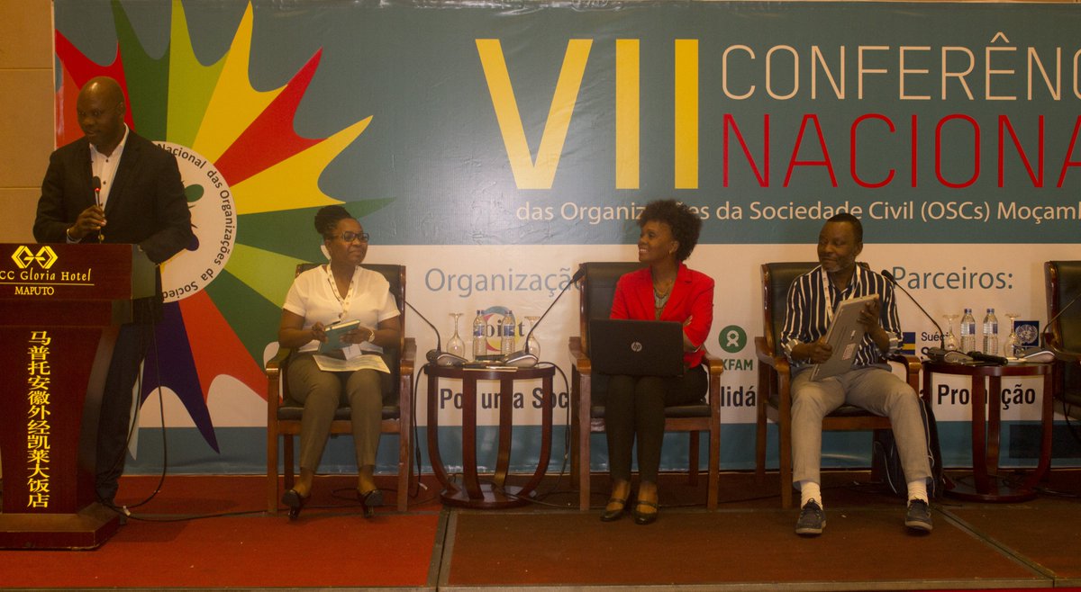 LigaEm's tweet photo. Com a moderação de Fátima Mimbire, damos continuidade ao debate sobre as eleições 2019.

Painelistas: Adriano Nuvunga (CDD)
Guilherme Mbilana (Joint)
Elisa Muianga (Academia da Mulher - IMD) https://t.co/vhm8oHQnv7
