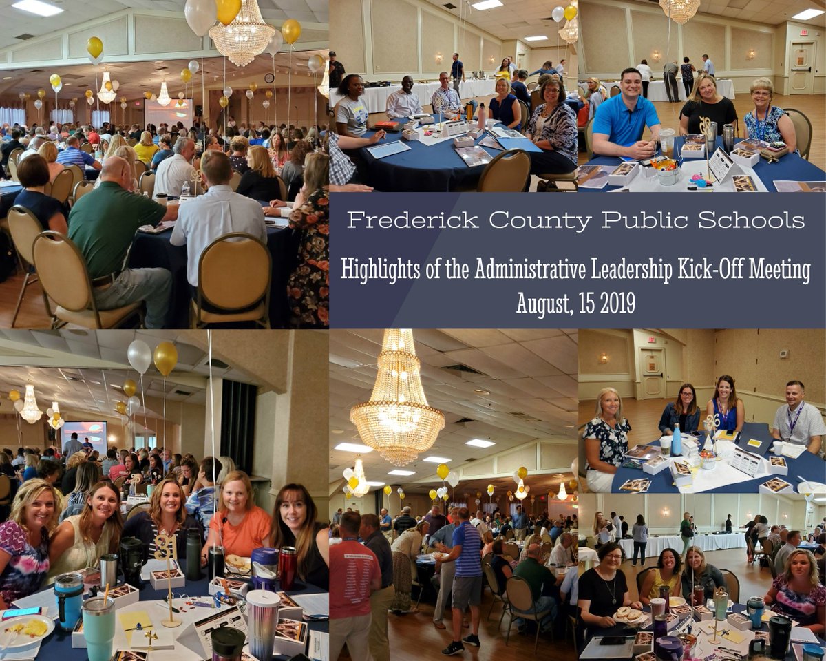 FCPSMaryland's tweet photo. Happy #ThursdayMorning!
The 1st FCPS Administrative Leadership Meeting of the 2019-2020 school year is under way at Walkersville Volunteer Fire Company's Social Hall.
#FCPSLEADS

Cheers to a Fantastic &amp; Exciting year ahead!
#TogetherFCPS
#FCPSBacktoSchool https://t.co/cCVMjf7V9O