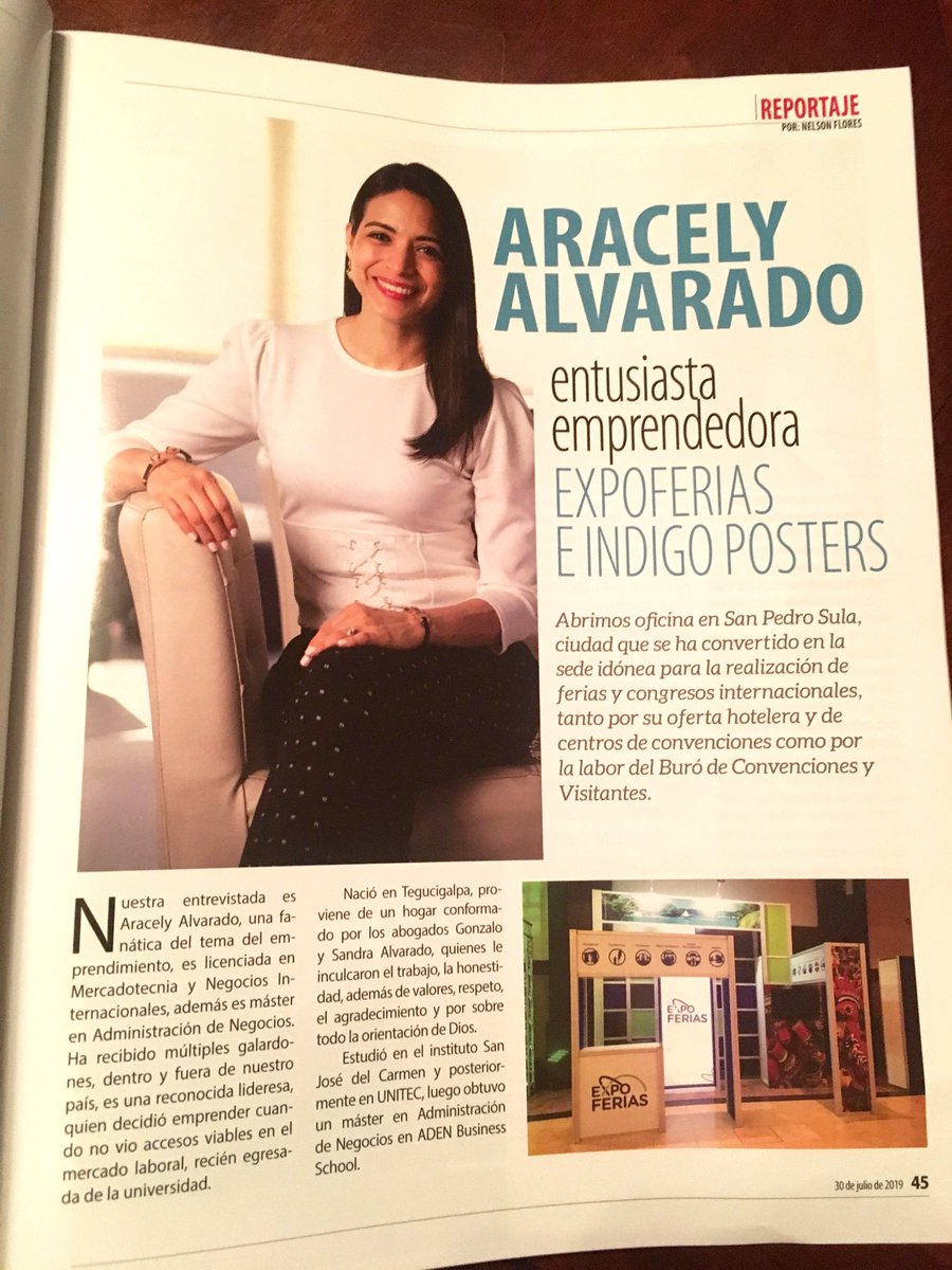 araalvaradohn's tweet image. Les comparto este reportaje de la Revista Hablemos Claro donde hablo sobre mi historia como emprendedora, algunos consejos, actividades extra curriculares, reconocimientos y mi experiencia como miembro de la red de Voces Vitales Honduras  #Diosprimero #feliz #pasion #voluntad