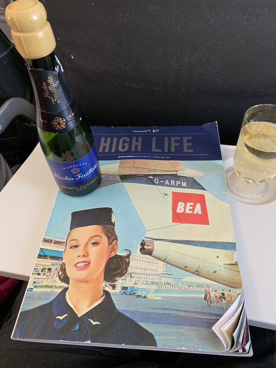 KeithJLockyer's tweet photo. Thanks @British_Airways given free bottle of champagne back from Zurich. Ive apparently been a BA executive card member for 20 years. I didn’t even realise. First ever flight as a member 1999 to New York. Great customer service. https://t.co/7MNMCT6Oyg