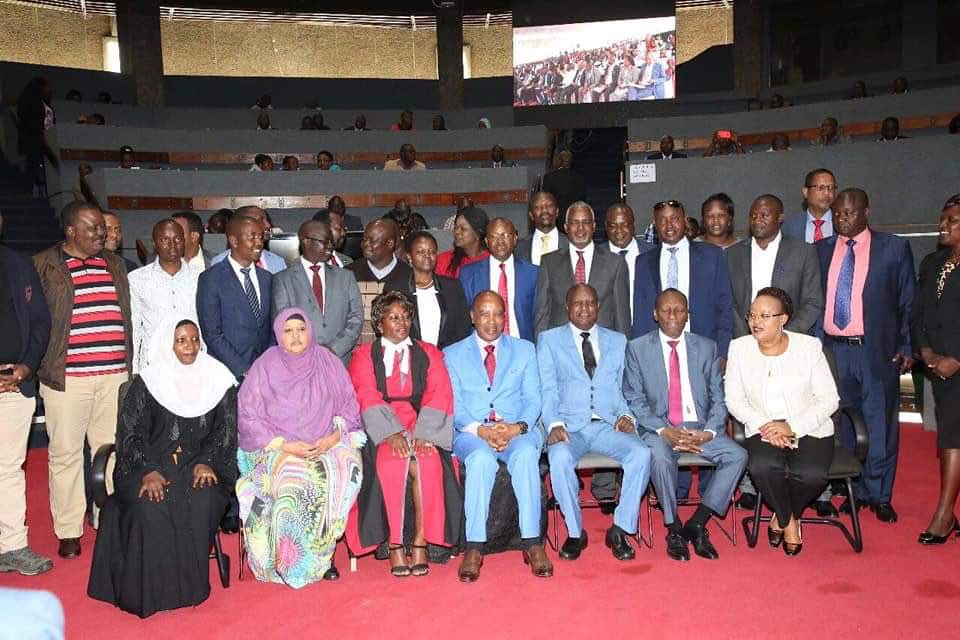 HonEala's tweet photo. Represented the Speaker of the EALA Rt. Hon. Martin Ngoga at the official inauguration of the County Assembly's Forum at KICC. I also urged County Assembly members to understand the Punguza Mzigo initiative to protect the gains  made by Women, Minorities and PWD's. https://t.co/EMibkiBnv7