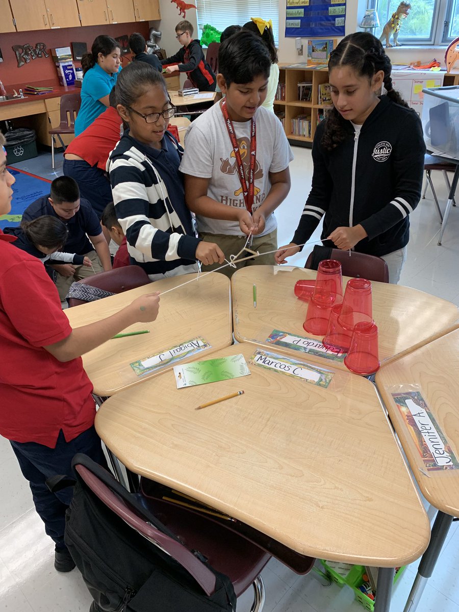 meg_griffis's tweet photo. Using STEAM challenges to team build: cup stacking and building the tallest tower. @collierschools @TheLeaderinMe @duceyjo https://t.co/oivbQBCiQQ