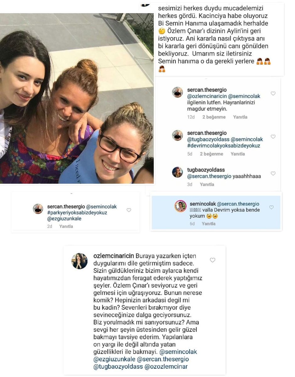aberen1's tweet photo. Iyiki ozlem faniyim o kadar seveni varmis ki herkez tek yurek #aylingeridonsun dedi ama malesef goruyorum ki 13 yillik oyuncuya ve fanlara saygisi olmayani bir yapimla karsi karsiyayiz yazik #arkasokaklar @ozanemre @KanalD @erlerfilm_ @arkaasokaklarrr @aermis77  @ayilmazekmekci https://t.co/6kfCrdfO2Z