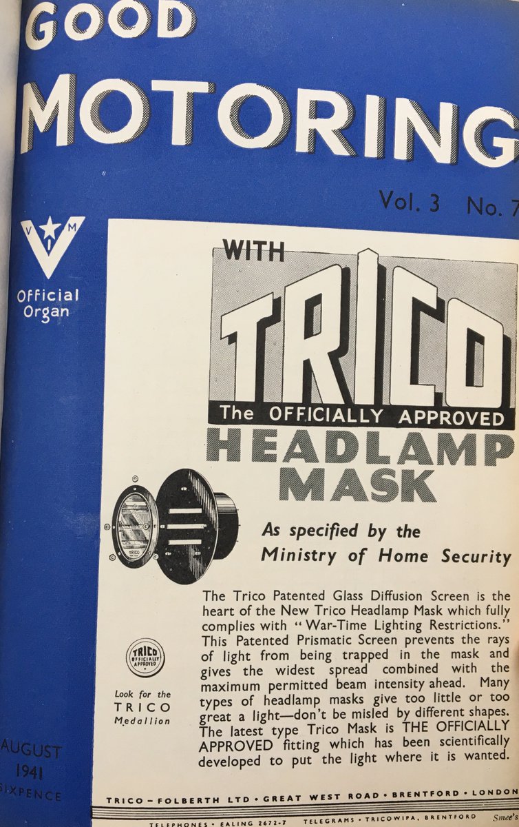 MotoringAssist's tweet photo. When you've been around as long as we have you find some pretty cool things in the archive! This edition of Good Motoring from August 1941 features (among other things) our presentation of 14 mobile canteens to @RoyalVolService 😎 #ThrowbackThursday #87NotOut #RoadSafety https://t.co/f6e7g0MYb6