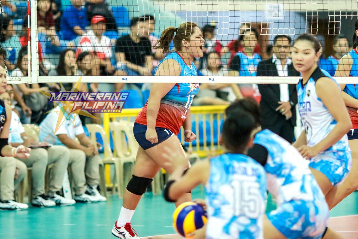 Marinerang Pilipina loses the second set.

Set 2

Marinerang Pilipina: 13
Petron: 25

#AhoyMarinera! 🌊 #PSLPinayPower
@superligaph