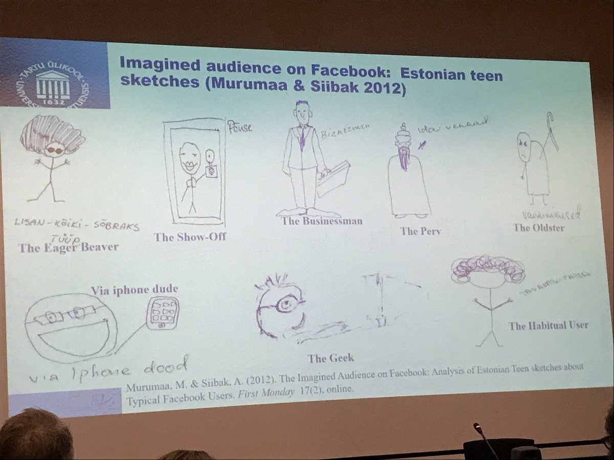 vilmaluo's tweet photo. Who are the #imagined #Audiences of #young audience on #Facebook? A.Siibak #mediaSoc @aka_ohjelmat #agents #Jsbe #viestintä #audience #Hateholders #agents https://t.co/R7ZWGt0au6