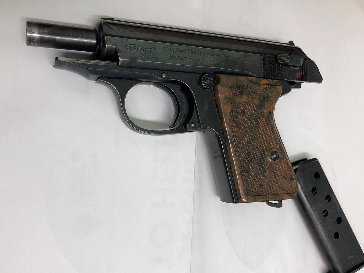 LancsPolice's tweet photo. ALMOST 40 firearms were handed in during the two-week national firearms surrender including an AK-47 assault rifle and a James Bond style Walther PPK pistol, as well as shotguns, air rifles and 1172 rounds of live ammunition. This is a great success!! https://t.co/5keAn3ww6C