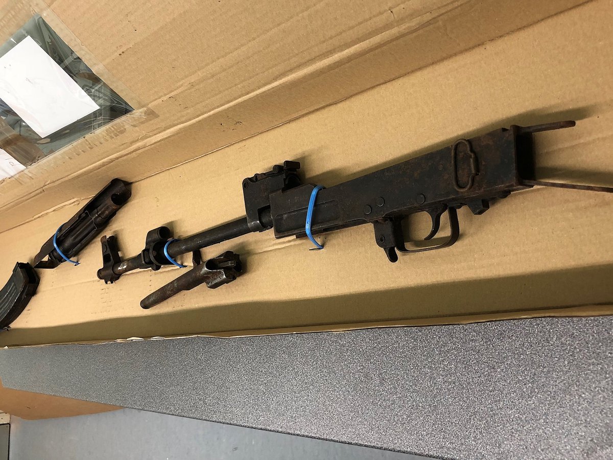LancsPolice's tweet photo. ALMOST 40 firearms were handed in during the two-week national firearms surrender including an AK-47 assault rifle and a James Bond style Walther PPK pistol, as well as shotguns, air rifles and 1172 rounds of live ammunition. This is a great success!! https://t.co/5keAn3ww6C