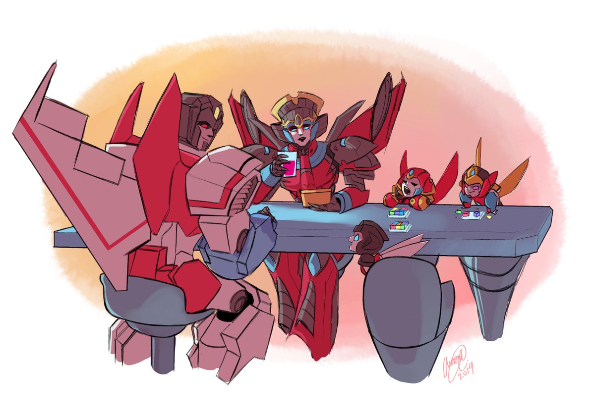 ...You guys have no idea how hard it can be to design sparklings :') #Windblade...