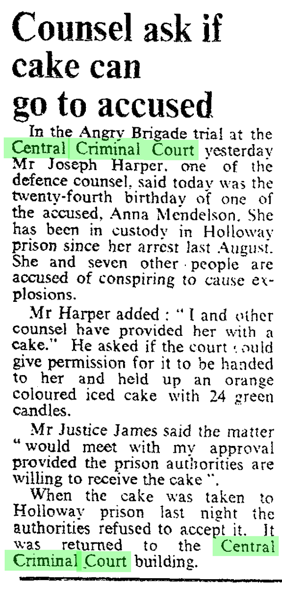 Most British trial proceedings ever? #ESRCvictims #1970s #yourenevertoobusyforabirthday