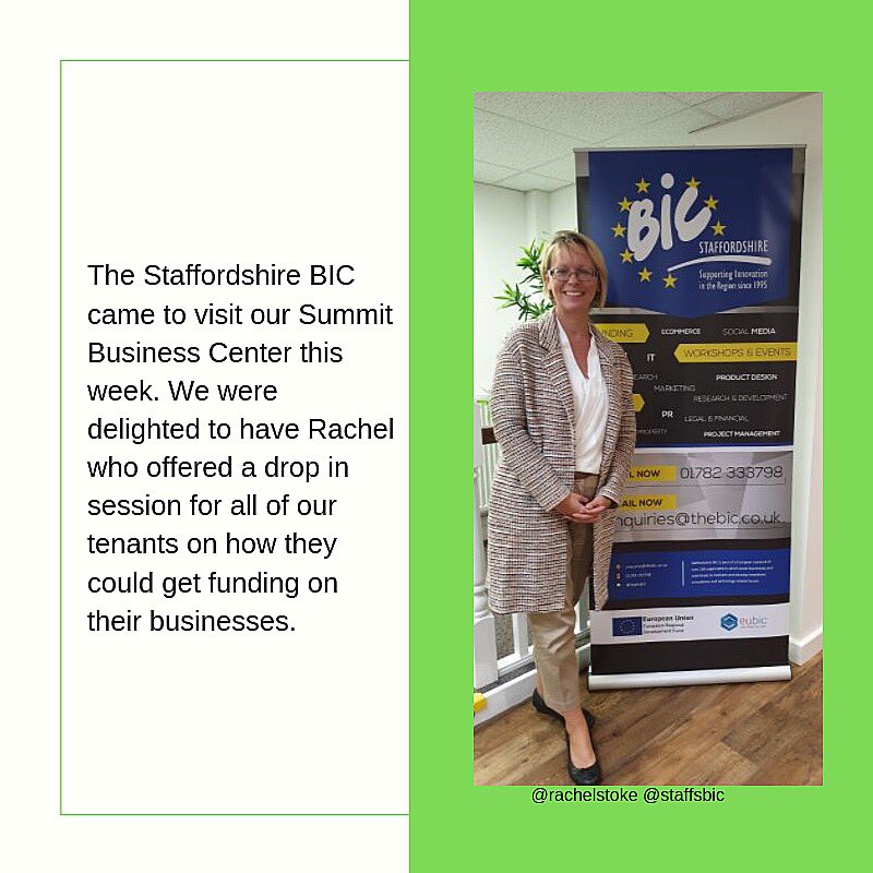 Summit_Hosp's tweet photo. Thank you Rachel @StaffsBIC for your time! #summithospitality #hospitality #events #staffordshire #midlands #stokeontrent #catering #corporate #officespace #meetingrooms #networking https://t.co/dulFiv70pb