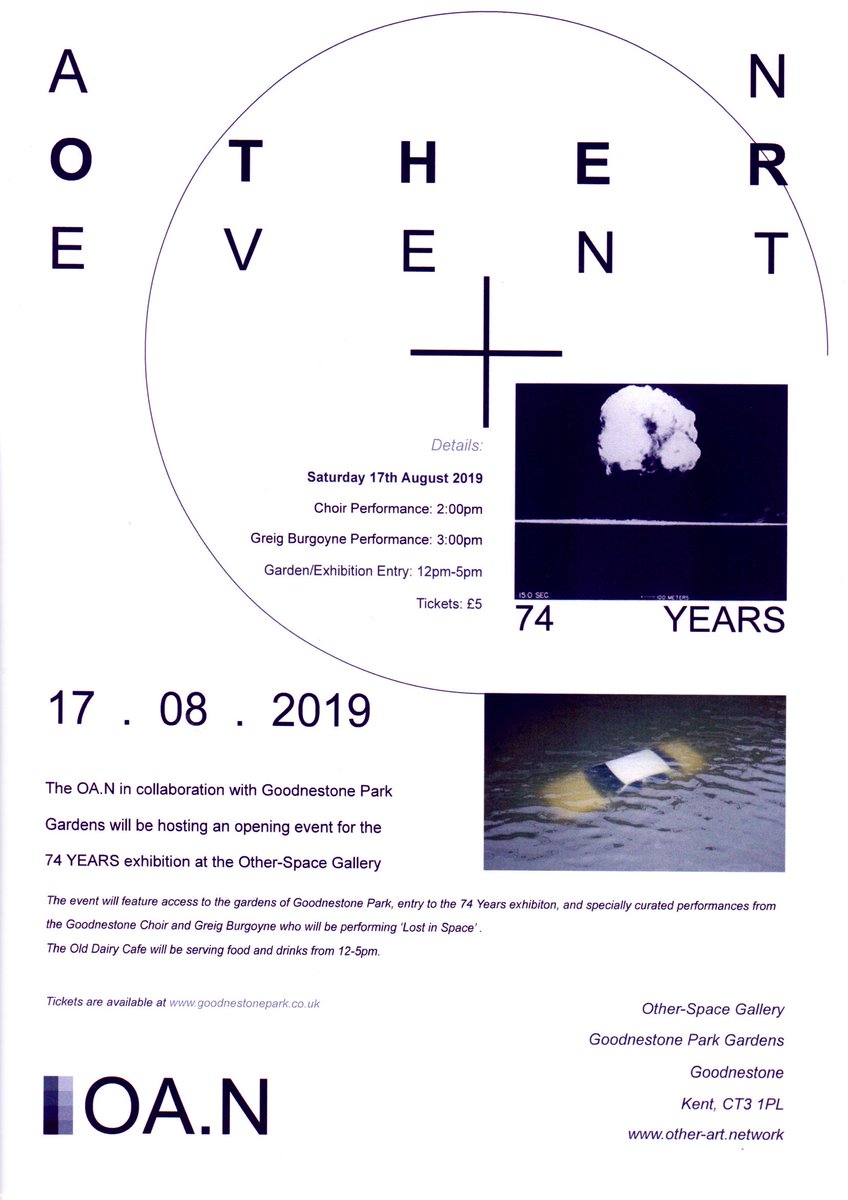 GoodnestonePark's tweet photo. It's happening this Saturday!!  Come to the gardens, see the art, hear the music, watch a performance and visit the café - tickets only £5, buy on the gate  Open from 12 - 5
https://t.co/aK5EiZFjjW
@OAN_HQ @greigburgoyne @VisitDover @VisitKent @Deal_Music_Arts @KentArtNet https://t.co/qQAHbTq8Cz