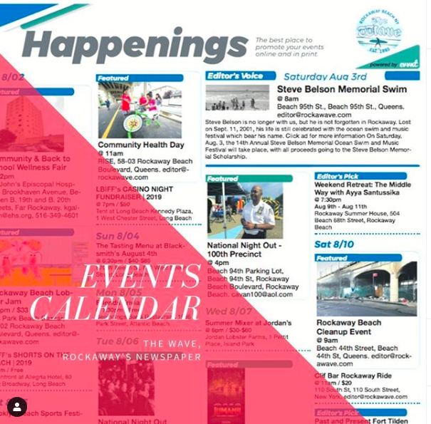 Evvnt's tweet image. One of our Events Calendar live both online and in print! @thewavenews 
Make sure to visit our partner page via the link in our bio and sign up to become our partner today and unlock the full benefits of our easy to use Events Calendar Software #evvnt #eventprofs #marketing