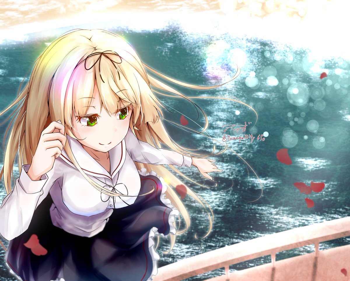 夕立(艦これ) 「ぽい(๑>◡<๑) 」|べいりーずのイラスト