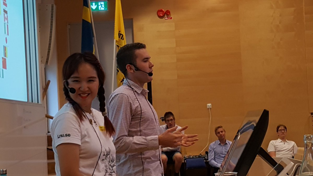 LegrandCath's tweet photo. Student's speech; "we were really welcome!" #lnusummeracademy @linneuni https://t.co/7c3IWtJ9z7