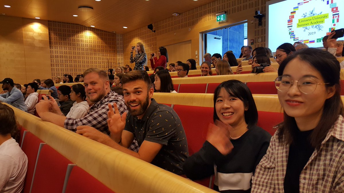 LegrandCath's tweet photo. Student's speech; "we were really welcome!" #lnusummeracademy @linneuni https://t.co/7c3IWtJ9z7