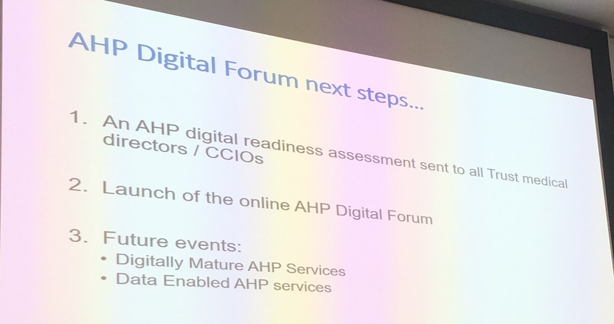 Moosie67Laura's tweet photo. #DigitalAHP Forum next steps... #cantwait #starttheconversations #howreadyareyourAHPs https://t.co/45kBqbTU0y