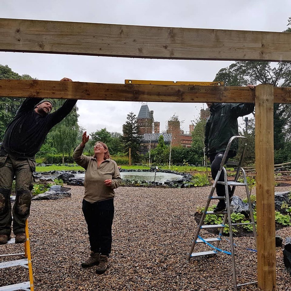 gateshead's tweet photo. Saltwell Park is getting a Scandi makeover - The @NGSOpenGardens Tyne and Wear team, supporting businesses and a lot of volunteers have been working hard so the garden is ready for its opening this Sunday 18 August! Call by and see it this weekend #ThisisMINE https://t.co/ONHCY1iqtw