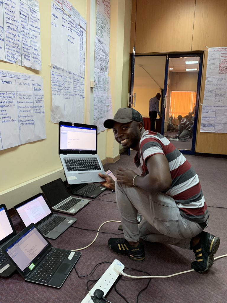 kenloh's tweet photo. Image symbol of Day 4 of #Vijabiz midterm review week. We start writing stories of the project’s experiences. We are preparing laptops so that youth groups who don’t have them can type their stories digitally for an effective process.
#knowledgemanagement Kilifi Nakuru #exp_cap https://t.co/yPKMdqrUr4