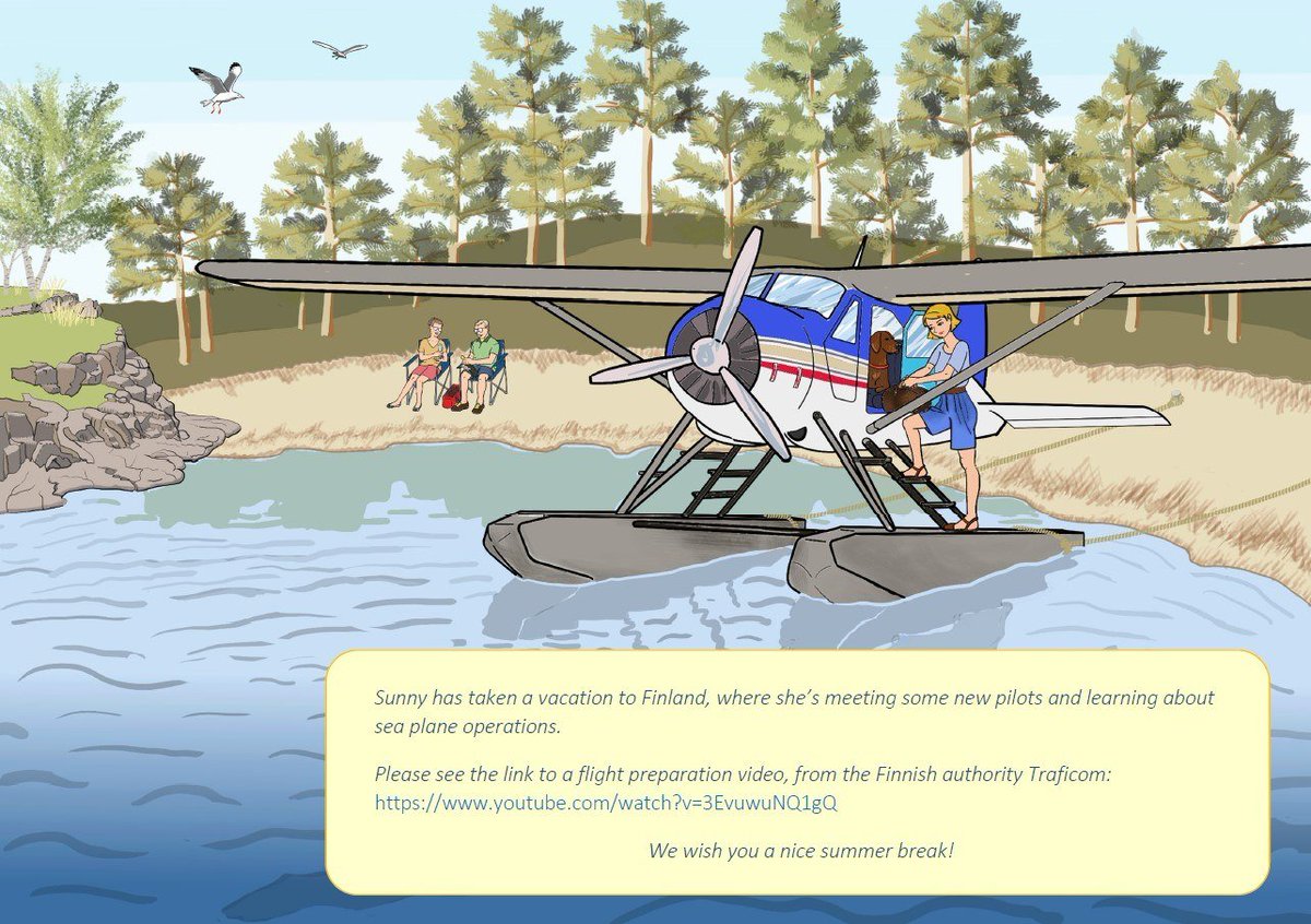 Yleisilmailija's tweet photo. Sunny Swiftin lomaterveiset Suomesta. Welcome to Finland, Sunny! #sunnyswift #GAflying #seaplanes (link: https://t.co/LzqZLnNJLS) https://t.co/vqphDXMUD4 https://t.co/8xUj8mot0K