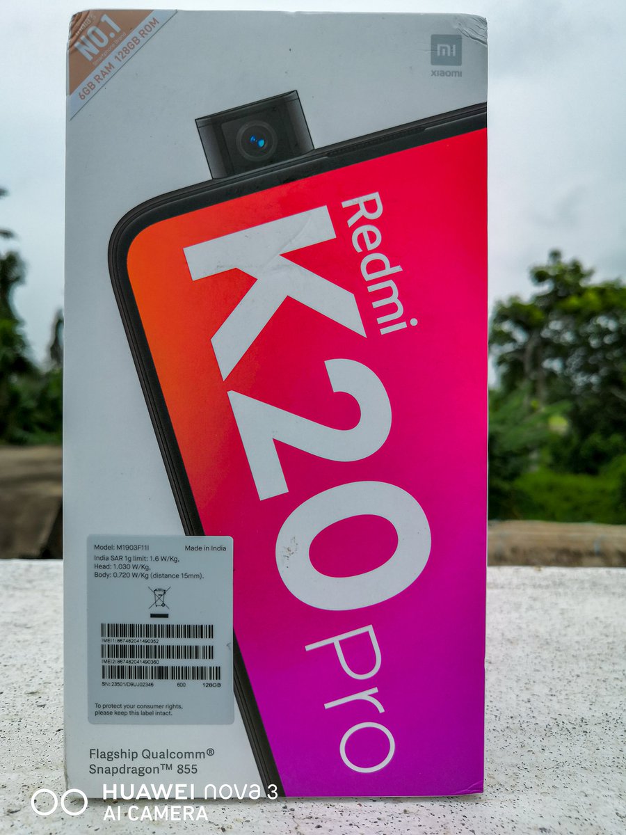 ImZagdishLenka's tweet photo. Finally got mine 😊 ♥️ 😍 @RedmiIndia  @XiaomiIndia @manukumarjain #RedmiK20Pro #flagshipkiller2.0 https://t.co/wtciH2zP9M