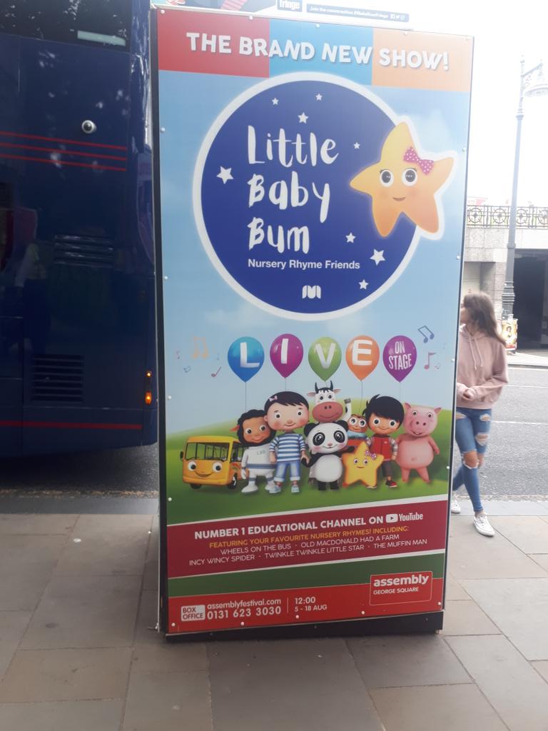 Little Baby Bum Live (@babybumlive) on Twitter photo Thanks to our amazing audiences so far at <a href="/AssemblyFest/">Assembly Festival</a> <a href="/edfringe/">Edinburgh Festival Fringe</a>. We are having a blast!
We only have 4 more shows left! Who's coming to meet all their nursery rhyme friends from the magical world of <a href="/LittleBabyBum/">Little Baby Bum</a>?
☀️🧡🌟
<a href="/AssemblyFest/">Assembly Festival</a> <a href="/edfringe/">Edinburgh Festival Fringe</a>. Thanks to our amazing audiences so far at <a href="/AssemblyFest/">Assembly Festival</a> <a href="/edfringe/">Edinburgh Festival Fringe</a>. We are having a blast!
We only have 4 more shows left! Who's coming to meet all their nursery rhyme friends from the magical world of <a href="/LittleBabyBum/">Little Baby Bum</a>?
☀️🧡🌟
<a href="/AssemblyFest/">Assembly Festival</a> <a href="/edfringe/">Edinburgh Festival Fringe</a>.