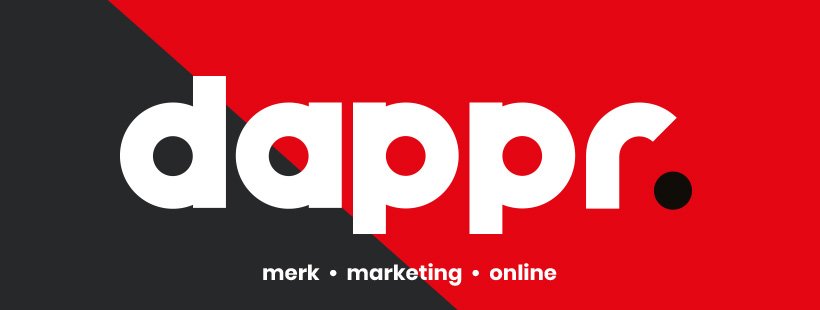 Met trots onthullen wij onze nieuwe naam! Binnenkort zijn wij Dappr. Eén team voor merk, marketing en online.
Roland Drogt, gefeliciteerd! Jij hebt het goed geraden en wint het dappr bierbrouwpakket.