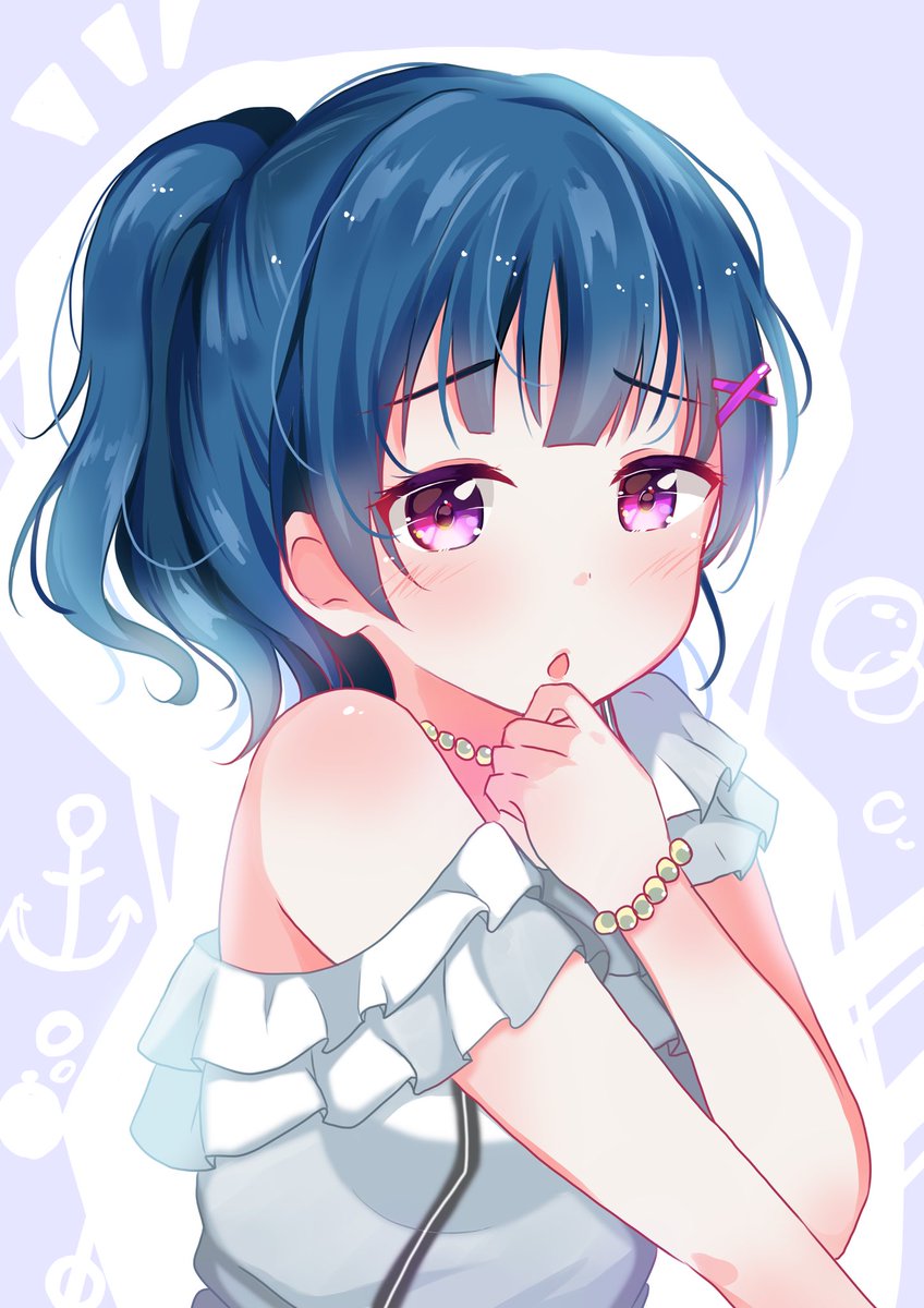 津島善子 「似合…う? 」|でぺのイラスト