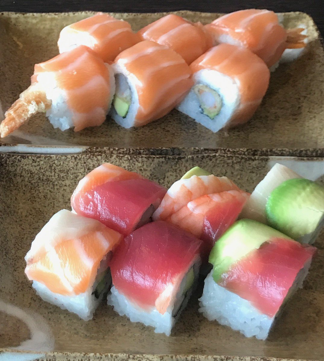 Chef’s Roll &amp; Rainbow Roll  a perfect lunch
Yuma Sushi Chiswick W4 5EB We deliver <a href="/yumasushi/">Rovena</a>.co.uk <a href="/CP_EW/">Enjoy-Work</a> #sushi #W4
