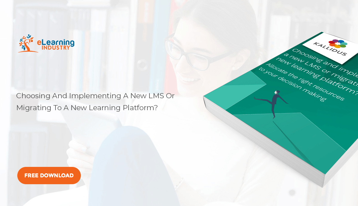 elearnindustry's tweet image. This eBook from @Kallidus will consider the challenges you may face when choosing and implementing an #LMS into your organisation. Get your copy today: ow.ly/V8Ii30pjnmD #LMSimplementation #corporatetraining