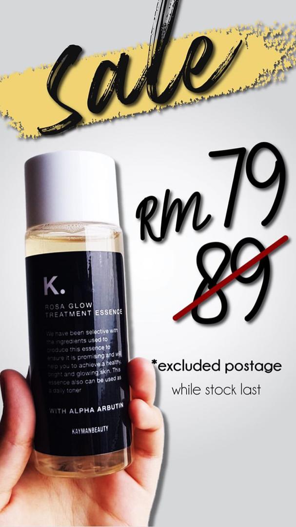 ysmn_afqh's tweet photo. Good news everyone!
Rosa glow treatment essence is now on SALE!!!
Yeap you read it right! RM79 only. Normal price : RM89.
Save RM10
postage everyday.
While stock last
https://t.co/m4FQoIHARB
#tanyaTK #iklanTK #iklantk #promote #promoteproduct #kaymanbeauty https://t.co/2w8cUykXdF